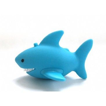 HL2117 鯊魚(yú) LED發(fā)聲發(fā)光手電鑰匙扣 包包、手機(jī)掛件小禮品